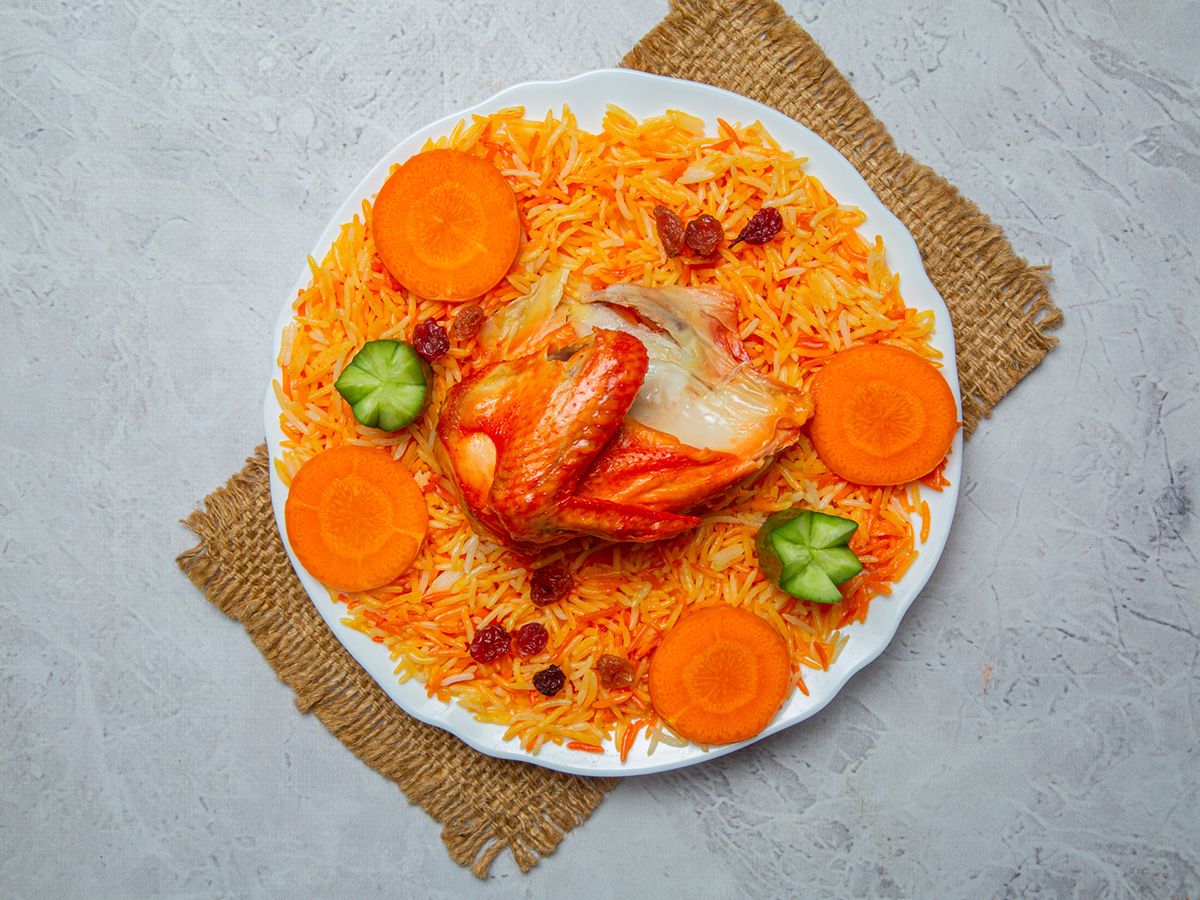ربع فرخة مندي صدر