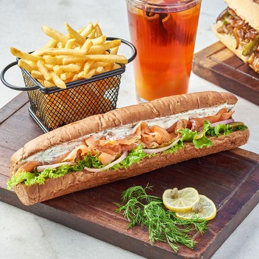 Smoked Salmon Sandwich