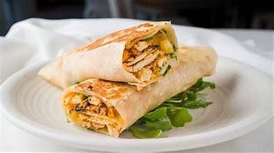 Syrian shawarma - large and fries