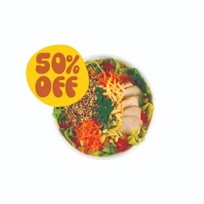 Chicken Quinoa Salad - Late Bite Salad Deals