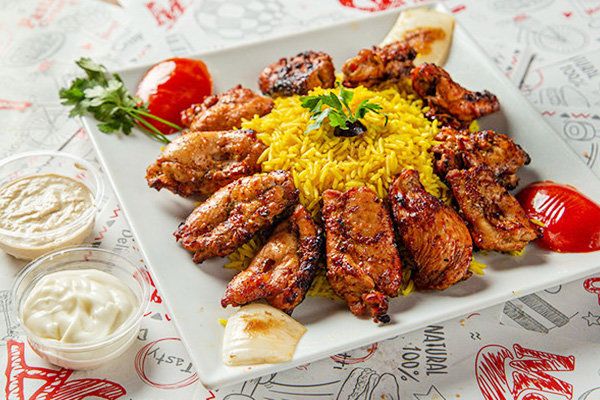 Grilled chicken breasts