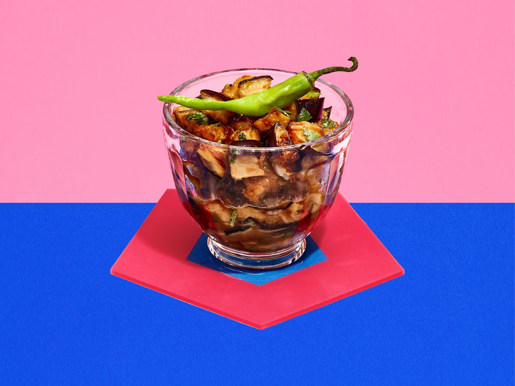 Fried eggplant