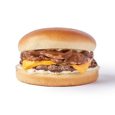 Single Original Mushroom Burger Sandwich