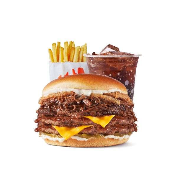 Double Brisket Burger Combo Biggy