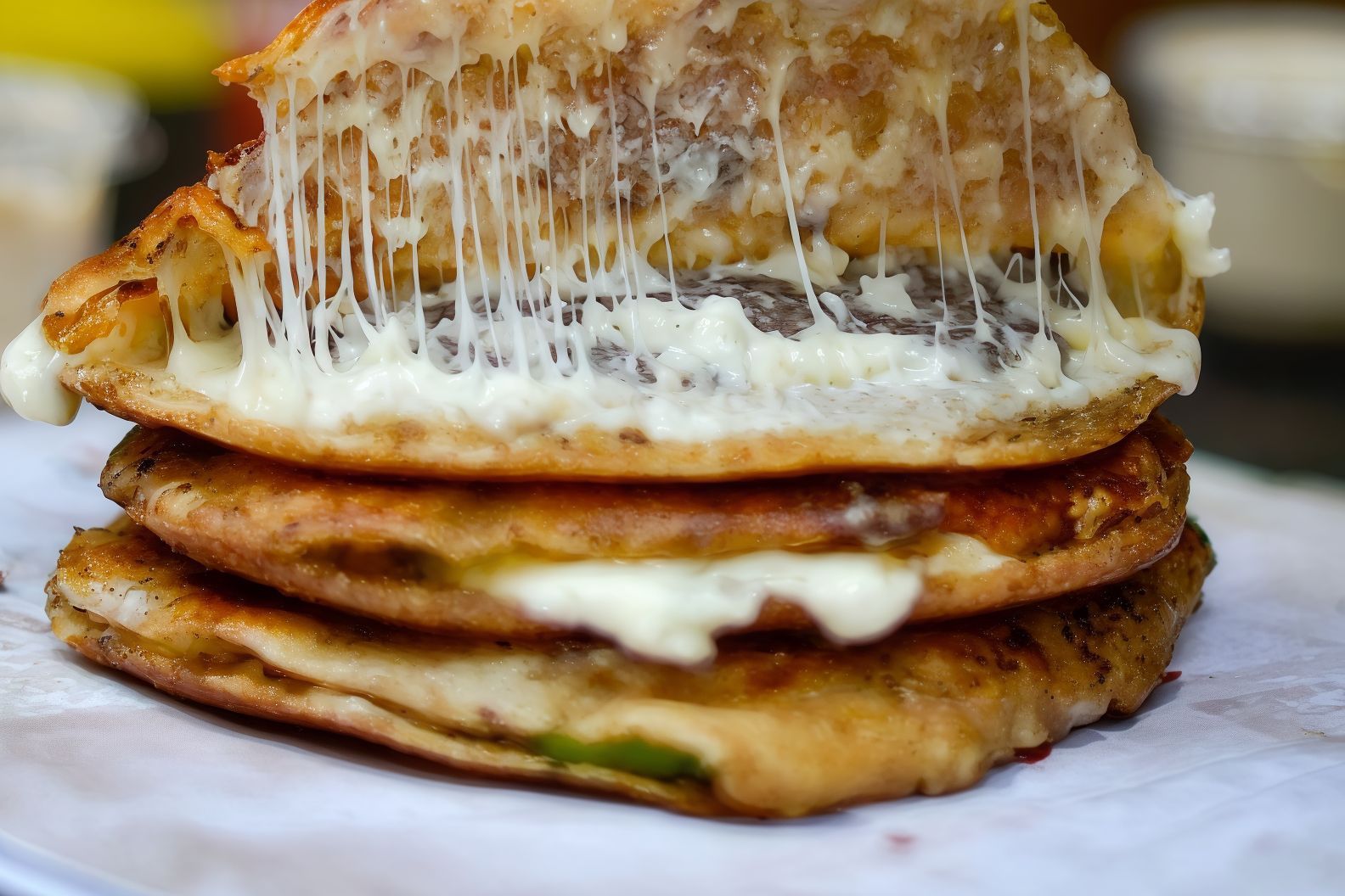 Hawawshi With Mozzarella Cheese