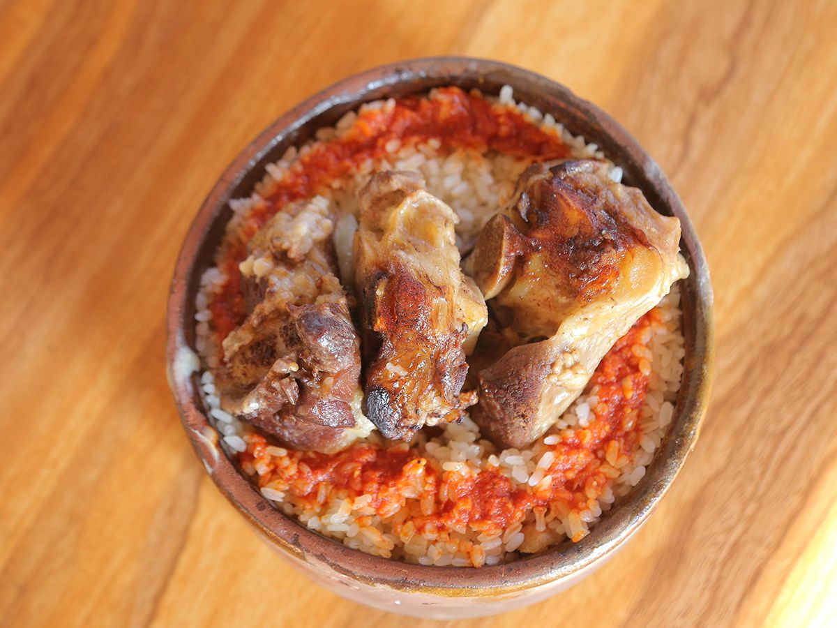 Shamberi Meat Fatteh