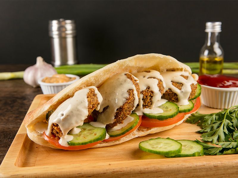 Stuffed Falafel Sandwich
