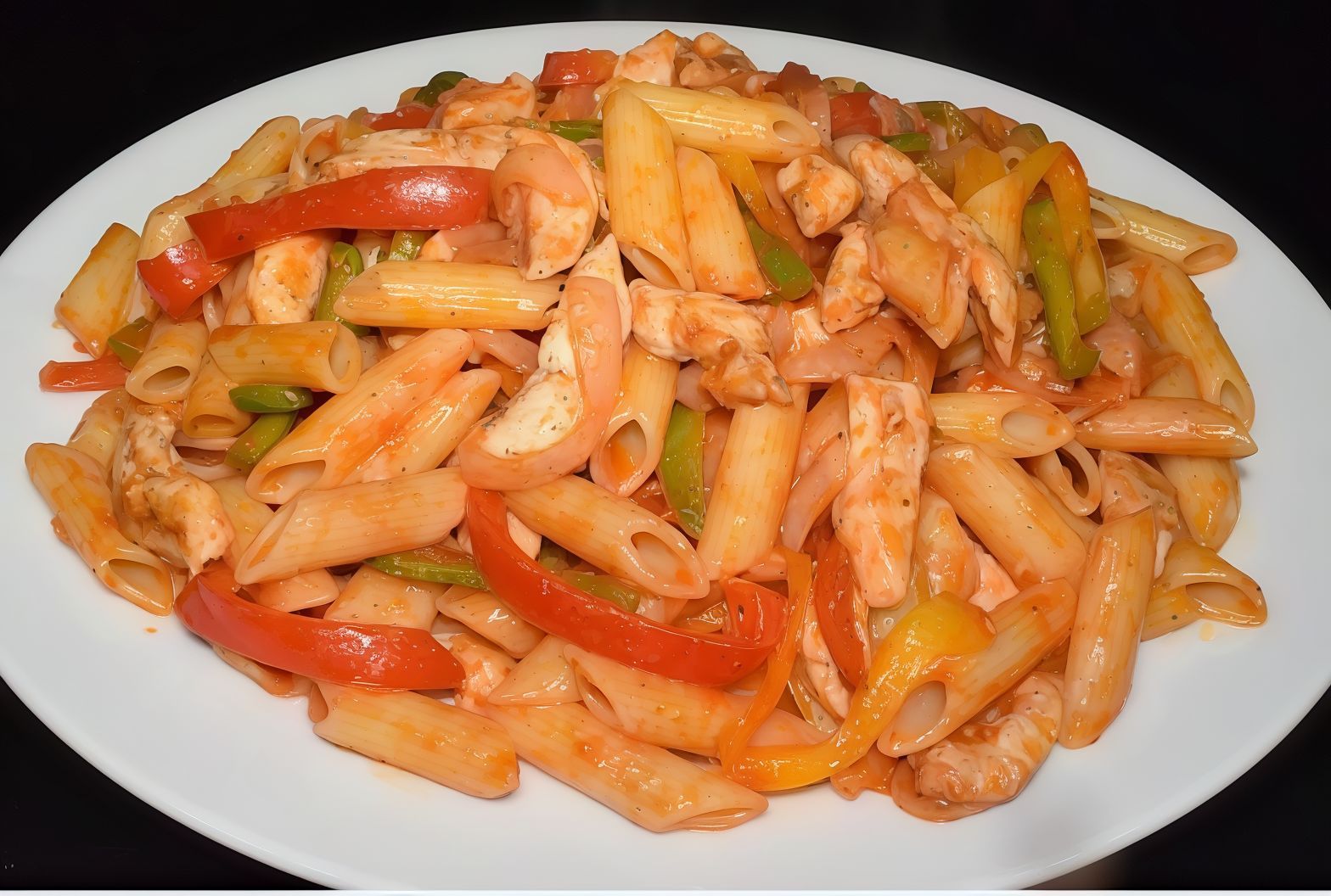 Mixed chicken pasta