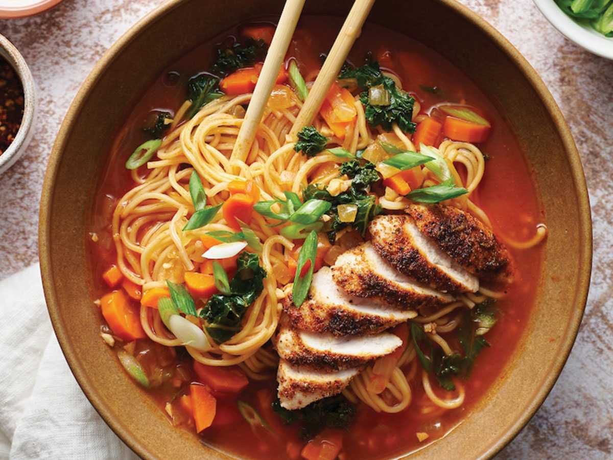 Ramen Soup With Chicken