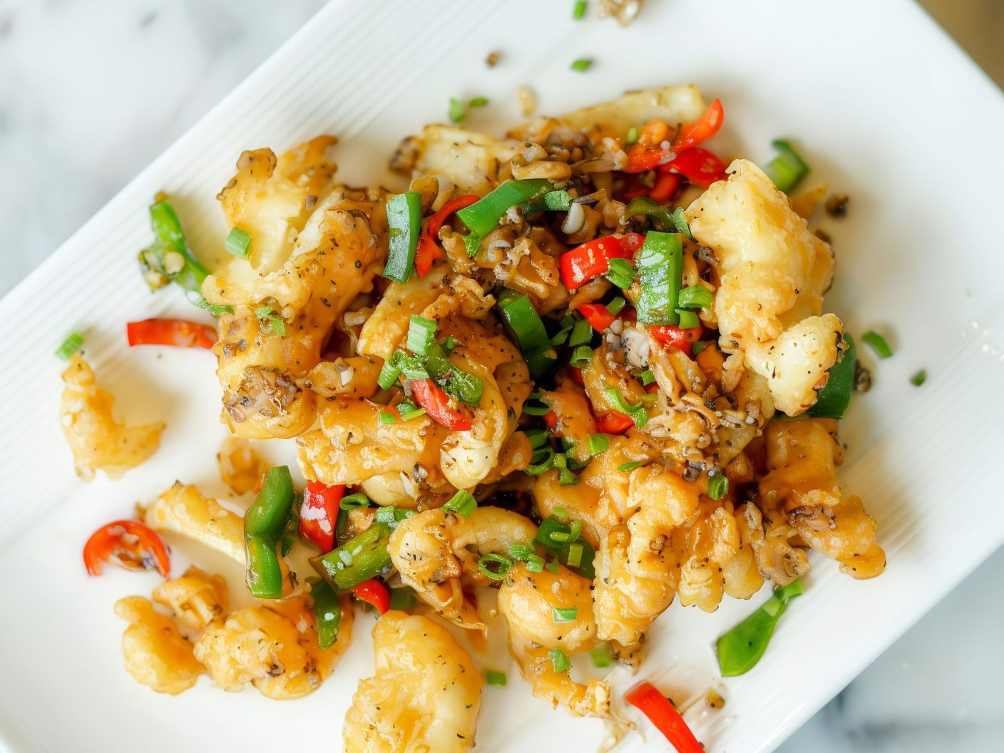 S13- Chili Squid with Garlic