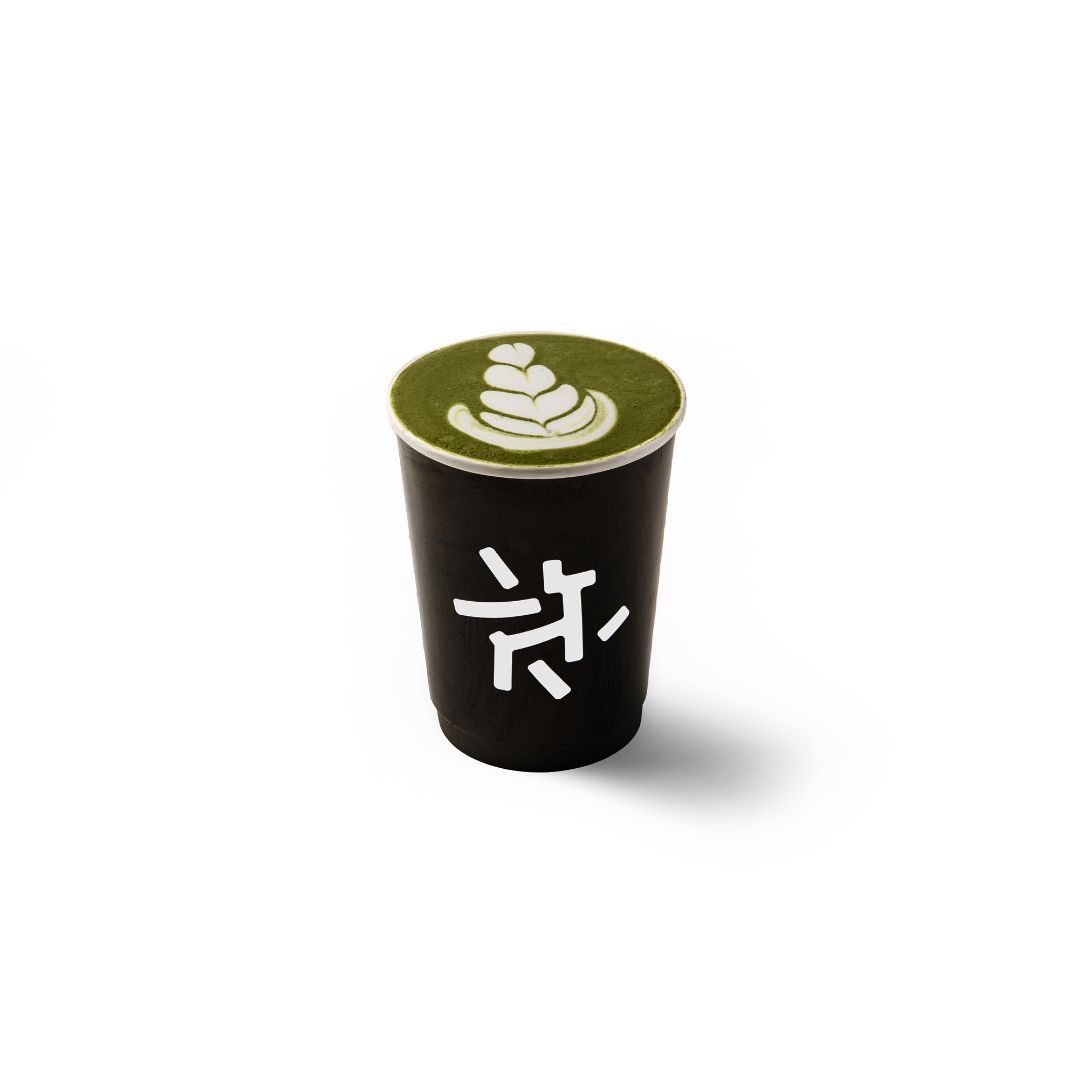 Hot Matcha Dried Lemon & Ginger Latte