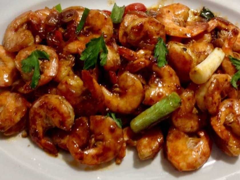 Shrimp With Oyester Sause
