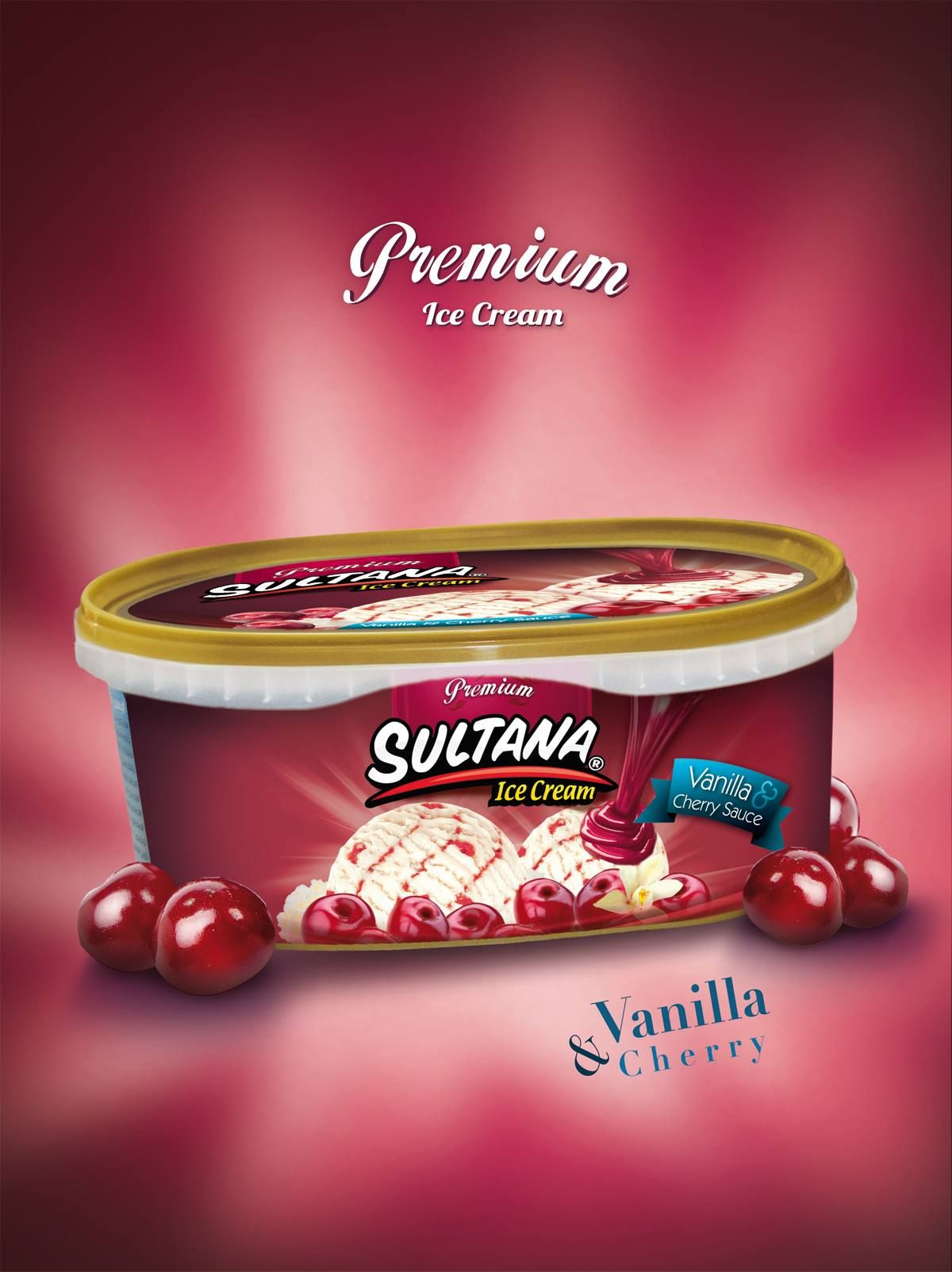 Premium van W cherry sauce
