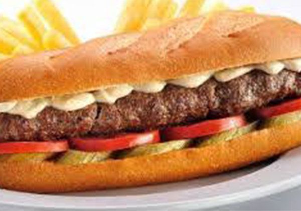 Grilled kofta large and fries