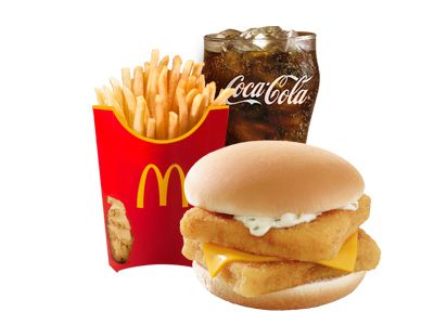 Double Filet-O-Fish Medium Meal