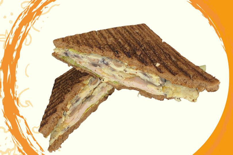 Egg And Smoked Turkey Club
