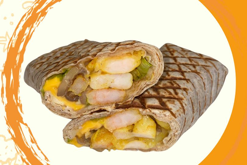Shrimp Cheese Lovers Wrap