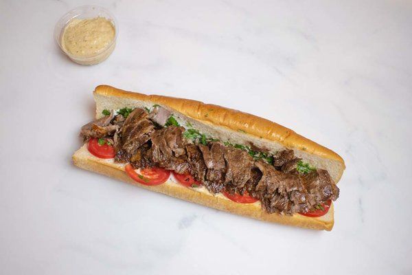 Meat shawarma large and fries