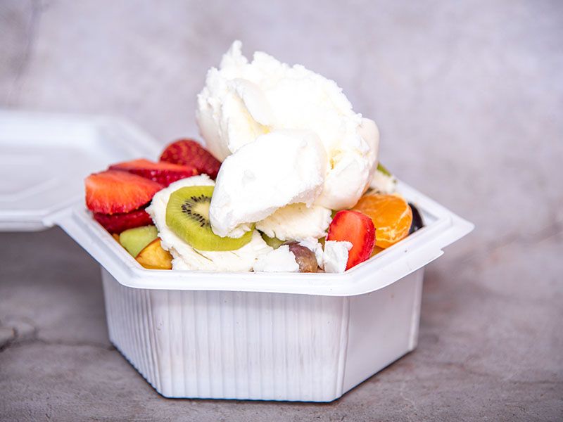 Qonbela With Ice Cream