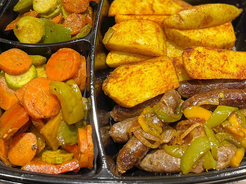 Grilled Sausage Meal
