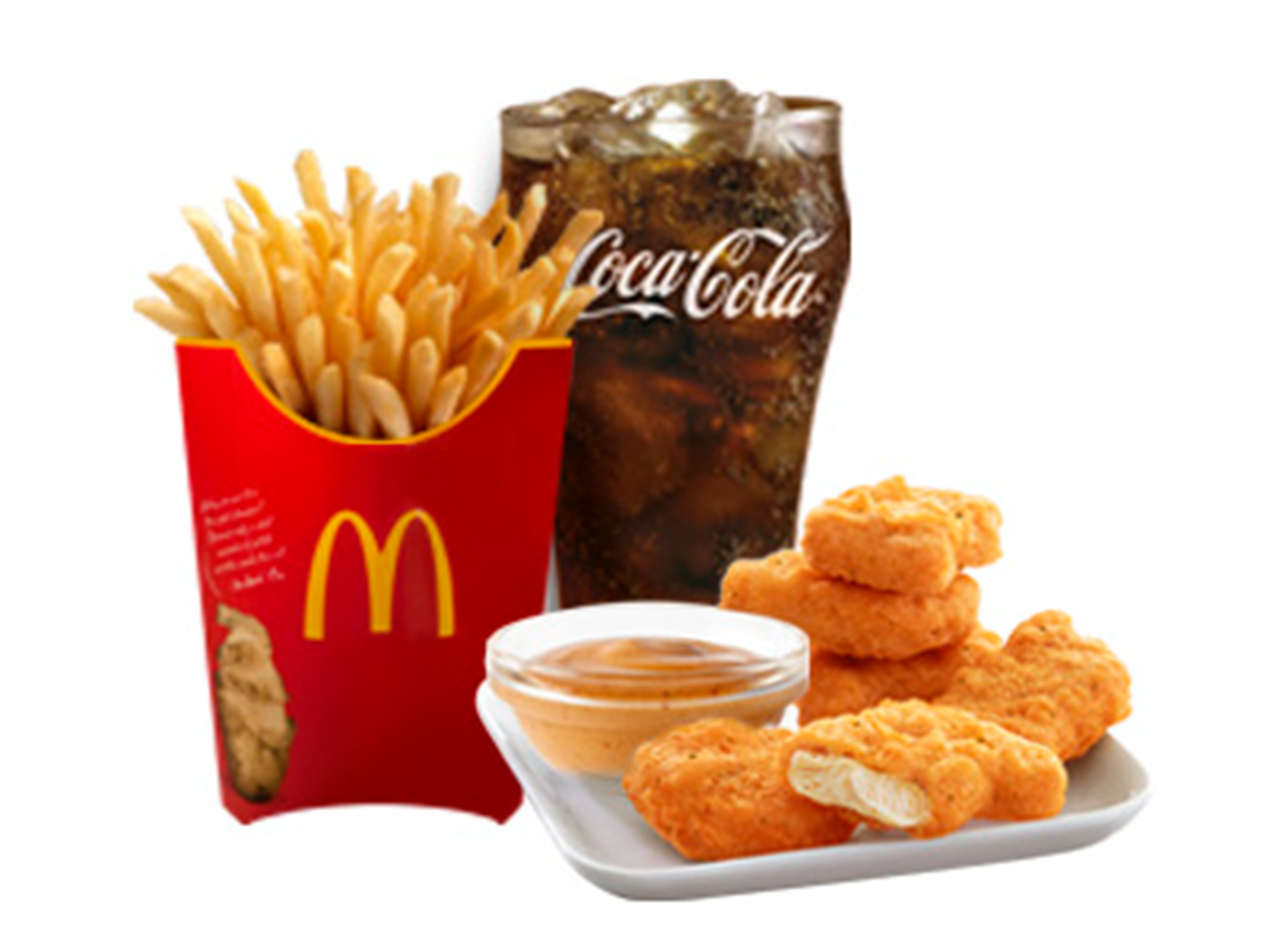 Spicy McNuggets 6 pieces Large Meal