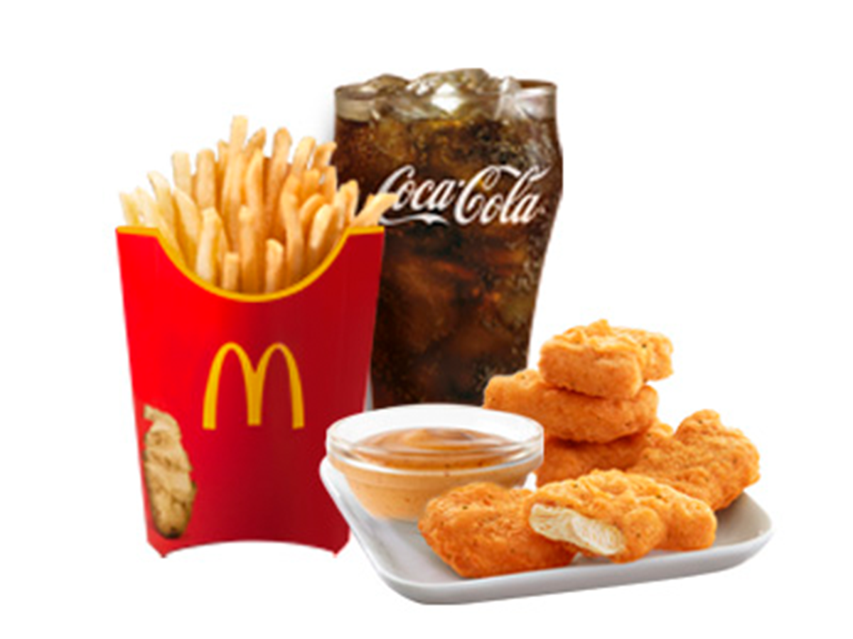 Spicy McNuggets 6 pieces Medium Meal