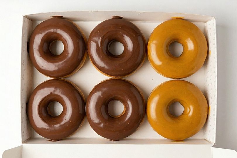 6 vegan biggie donut box