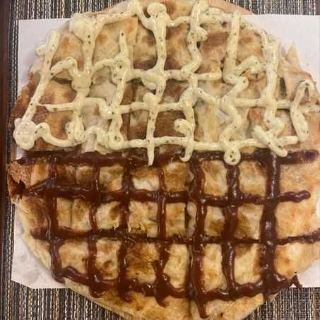 Chicken Half Ranch & Half BBQ Pie