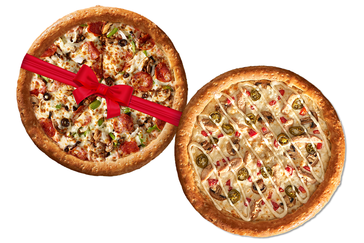 Buy 1 Medium Pizza Get 1 Medium Pizza For Free