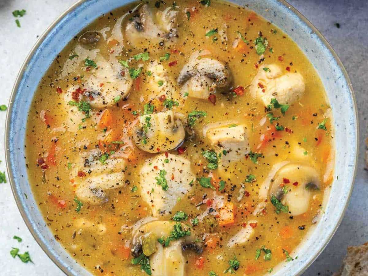 Chiken Mashroum Soup
