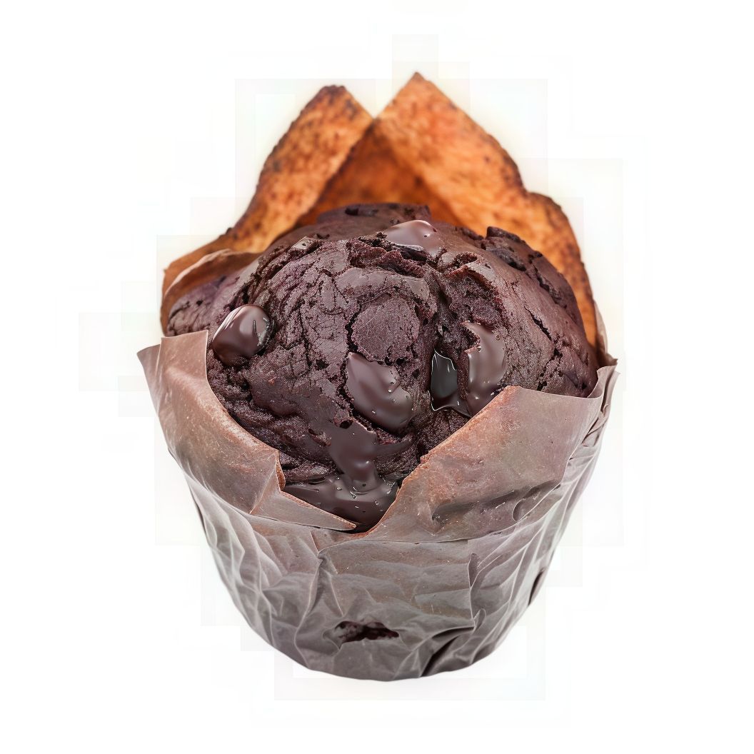 Double chocolate muffin