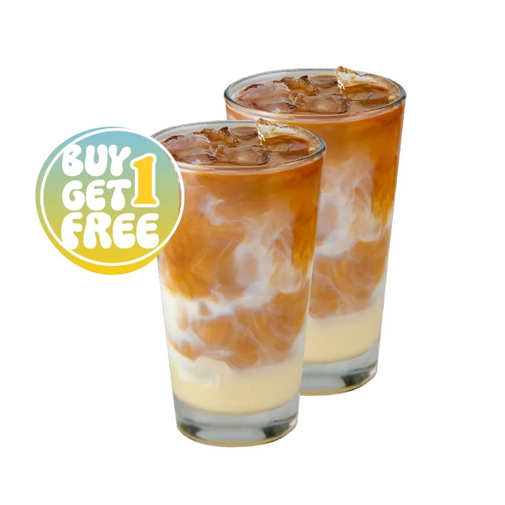 Double Sips - Iced Spanish Latte - Platinum Blend