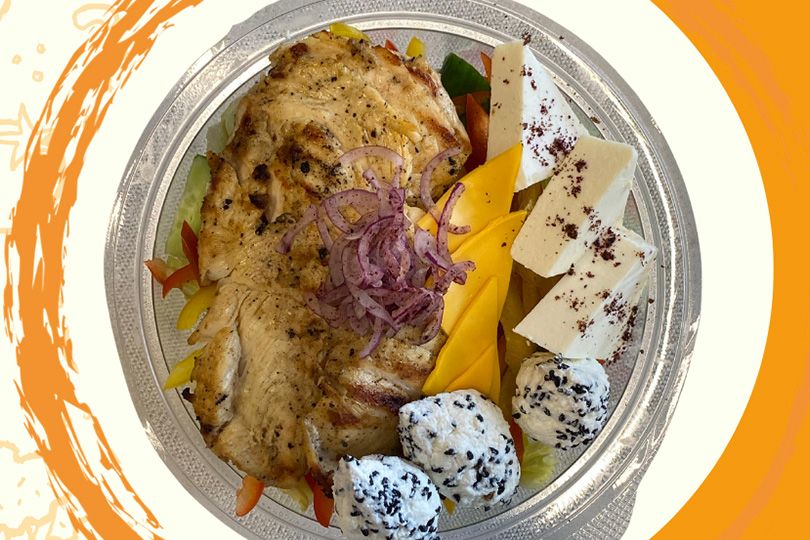 Chicken Salad with Cheese