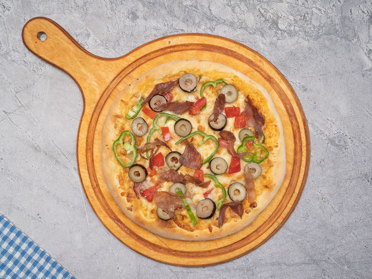 Pastrami Pizza.