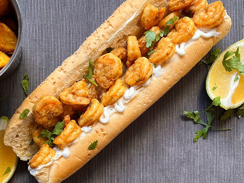 Grilled Shrimp Sandwich