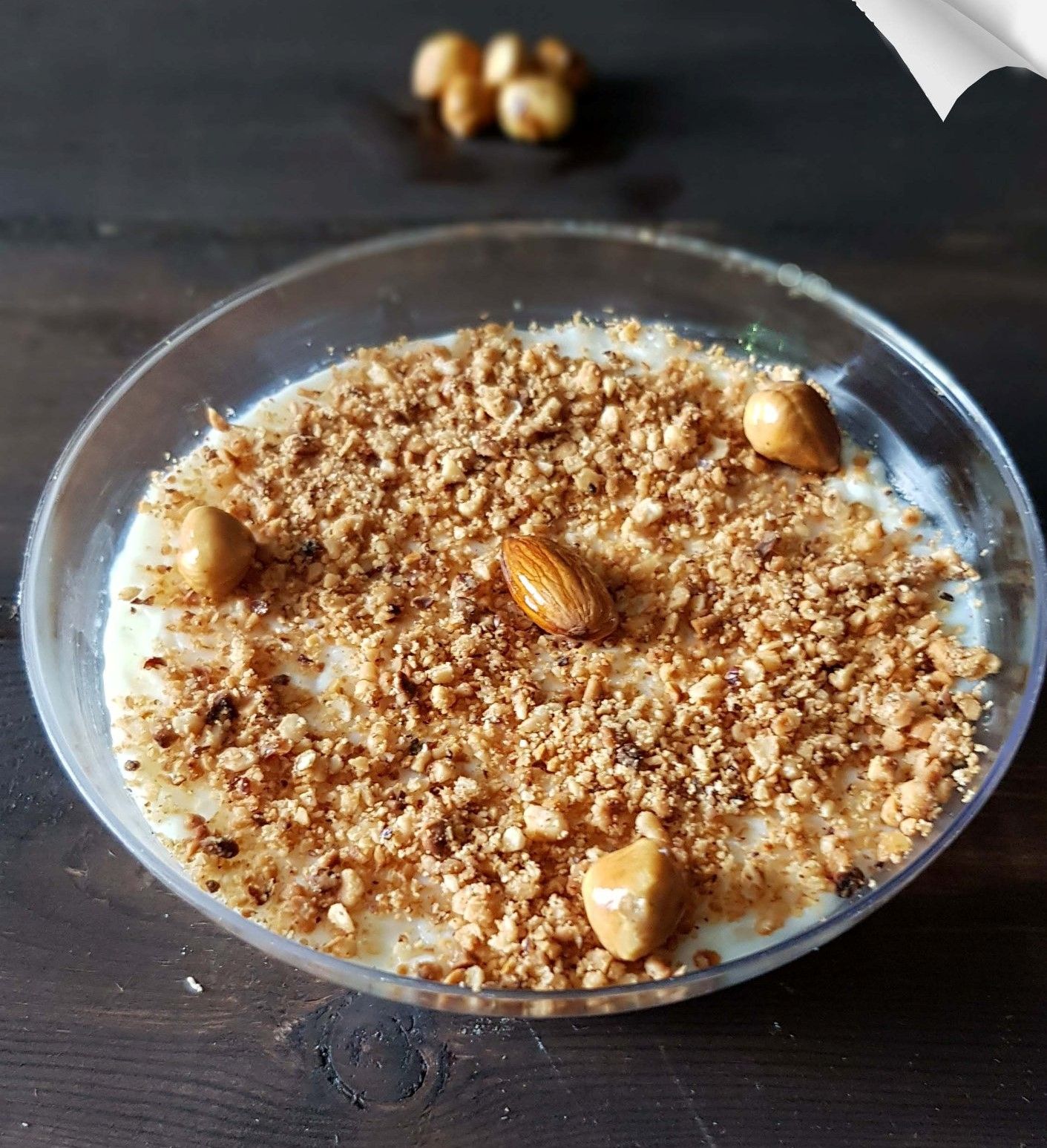Rice Pudding With Nuts