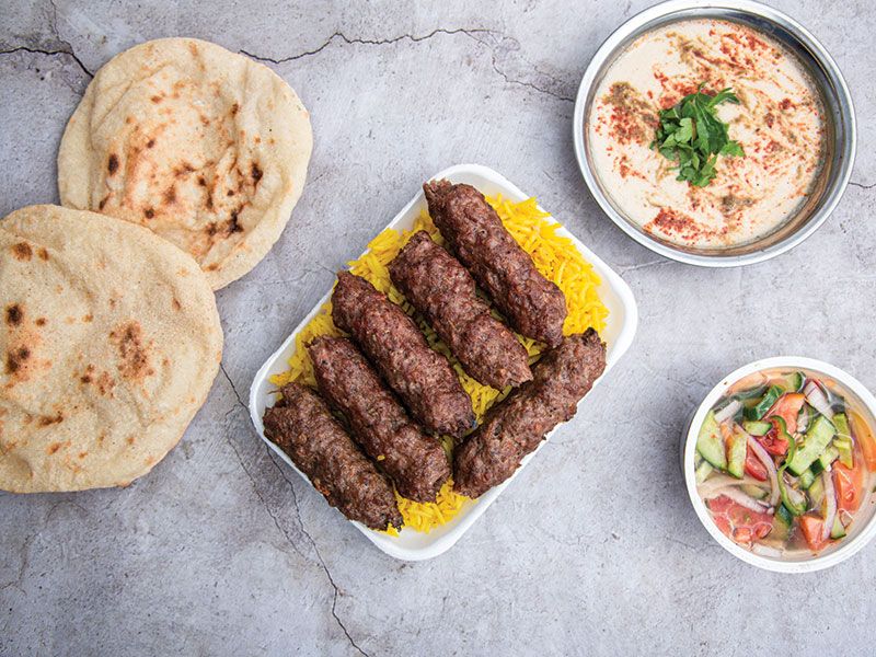 Quarter kofta meal