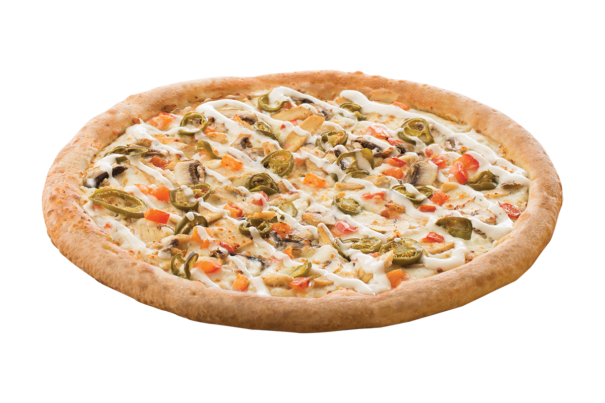 Spicy Chicken Ranch Pizza