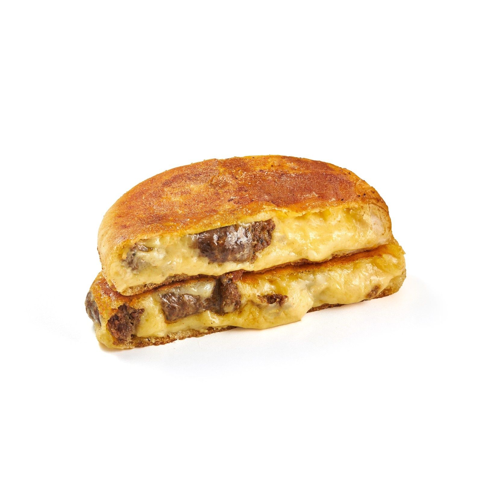 Melted Cheese Sausage Sandwich