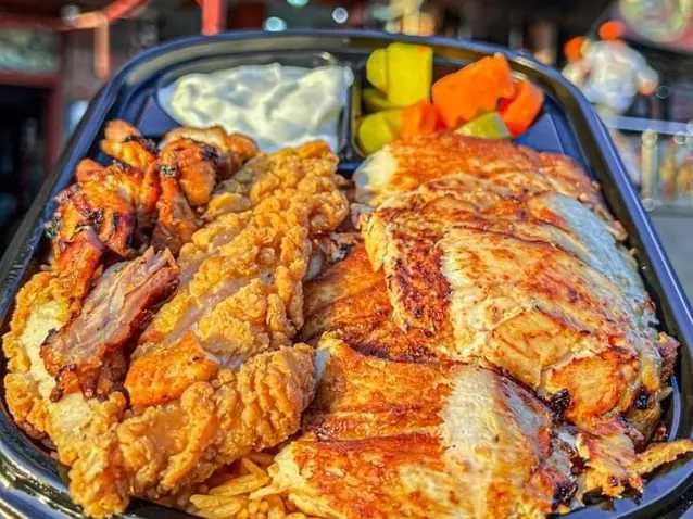Mix Chicken Fattah