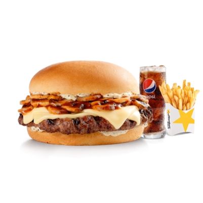 Mushroom N Swiss Thickburger Combo