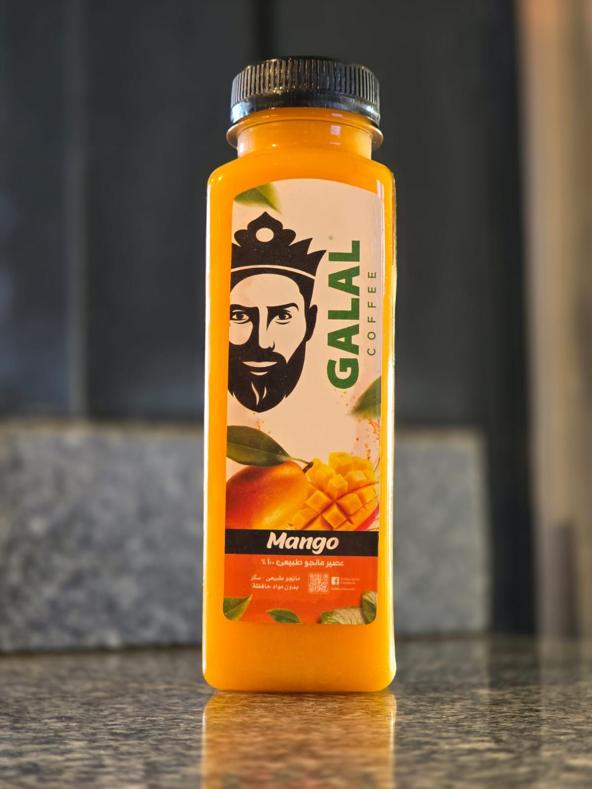 Fresh Mango Juice Bottle