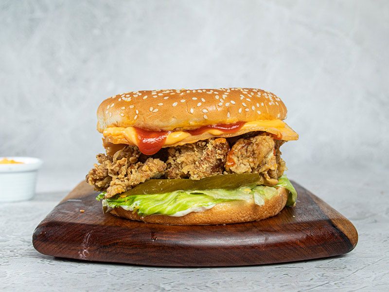 Smoked Crispy Burger
