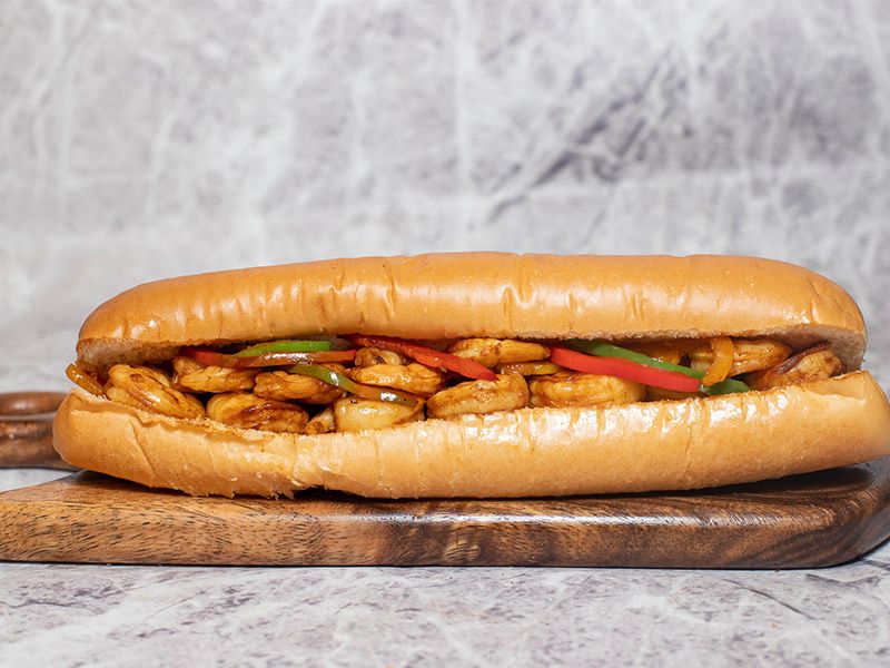Shrimp Fajita Sandwich