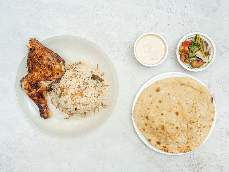 Quarter Chicken Meal Thigh