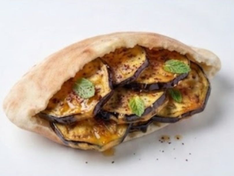Fried Eggplant Sandwich