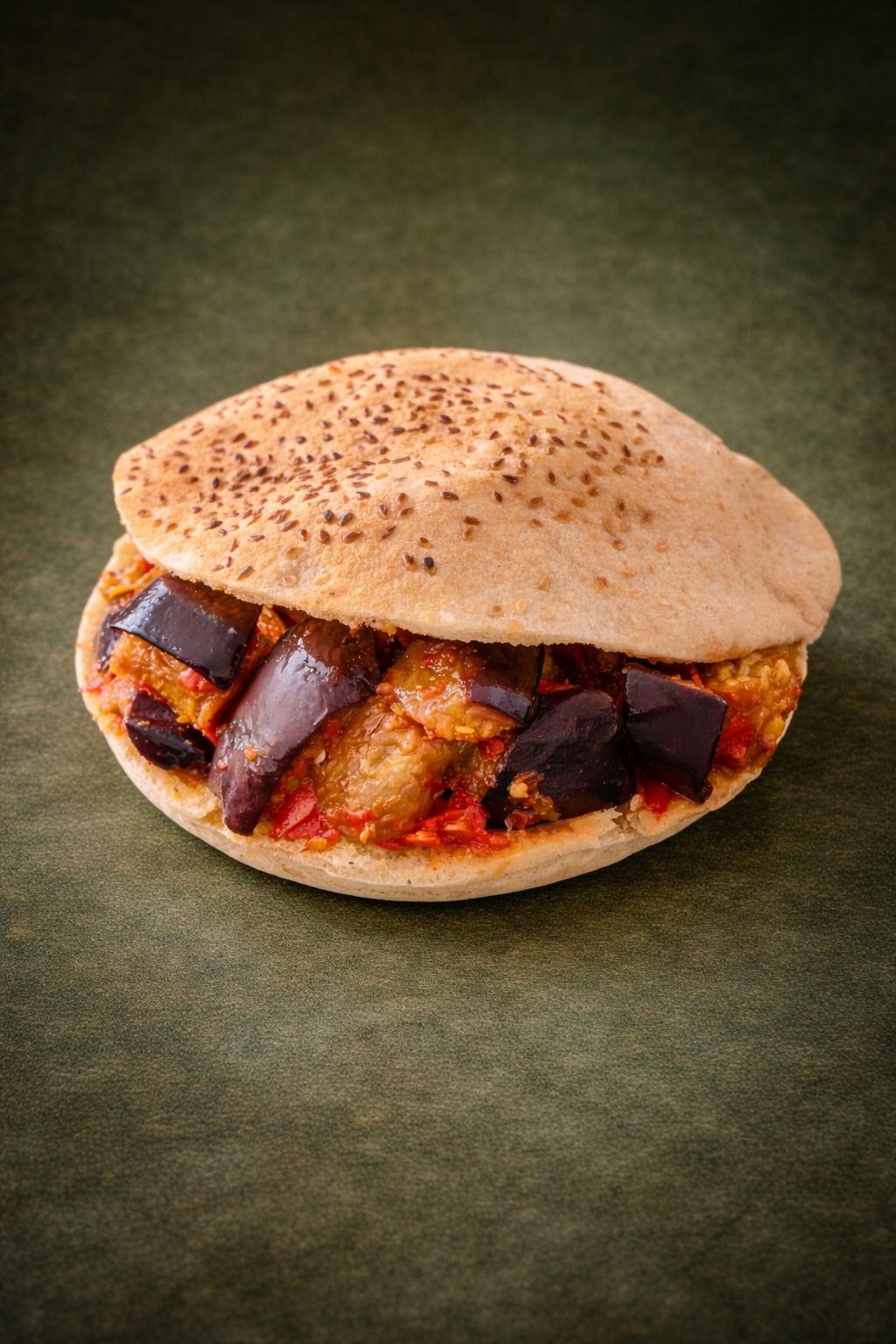 Fried Eggplant Sandwich