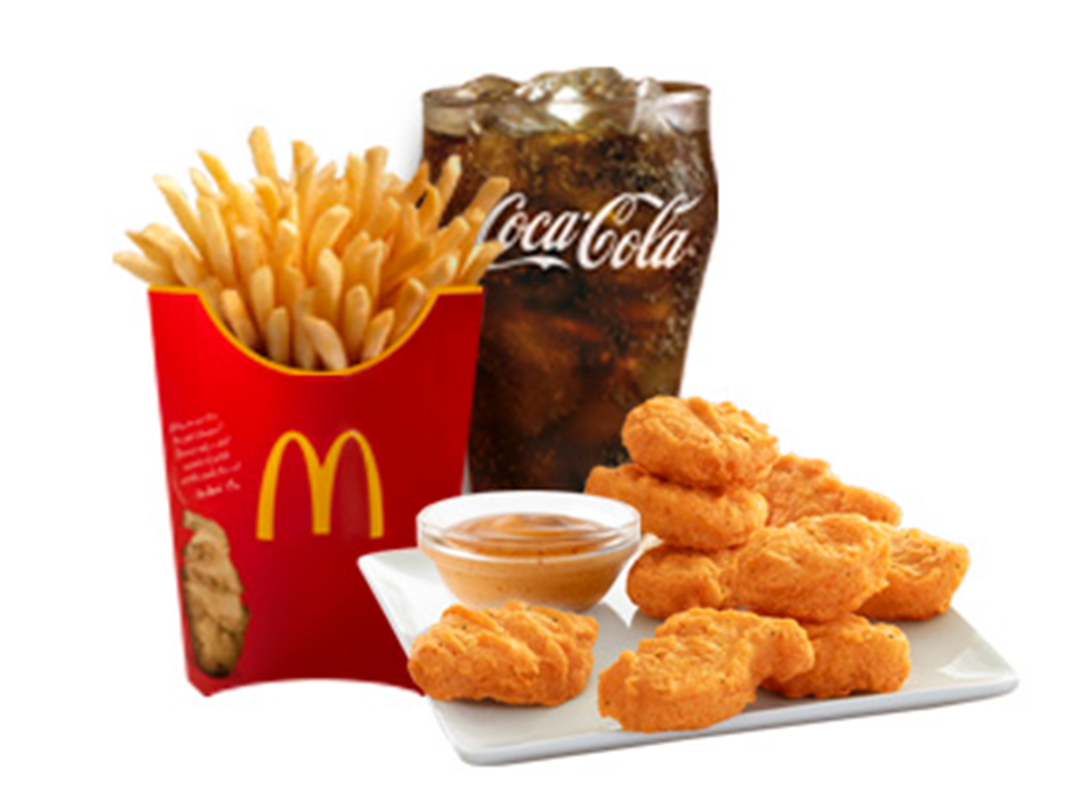 Spicy McNuggets 9 Pieces Large Meal