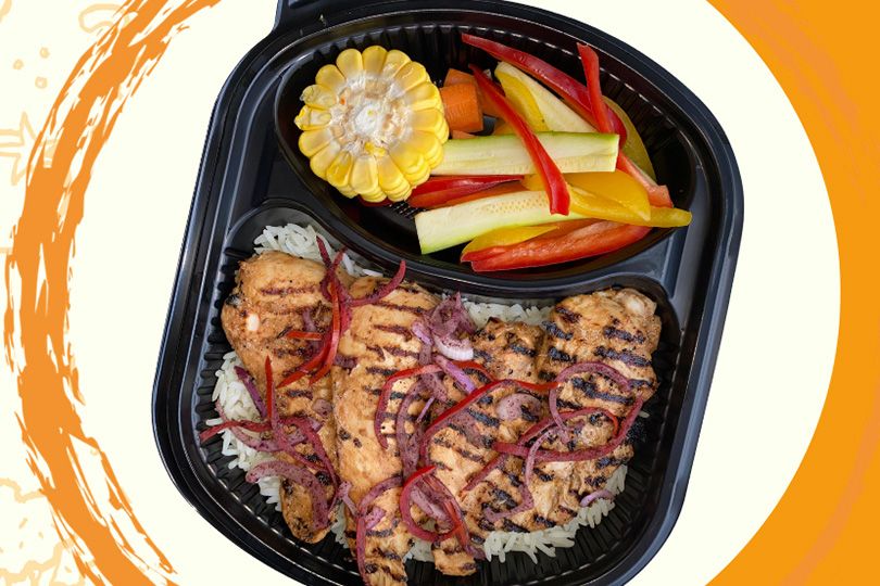 Smoky Grilled Chicken Meal