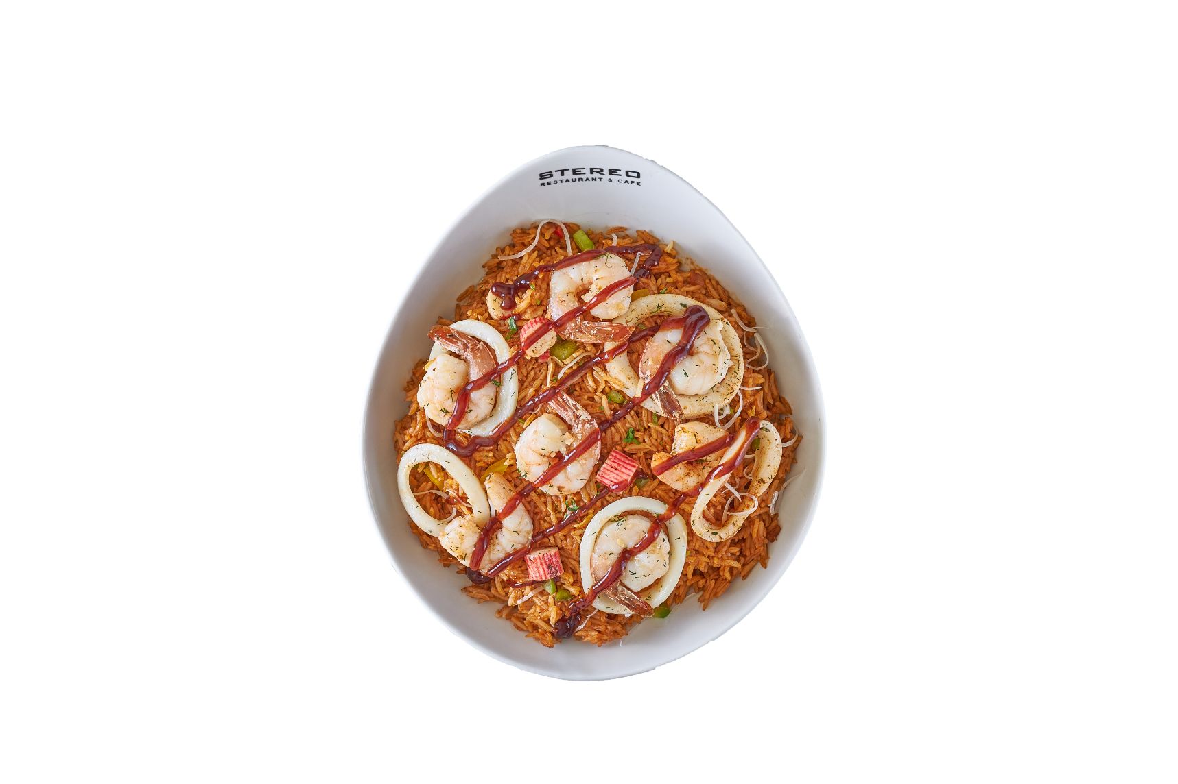 Grilled Seafood BBQ Rice